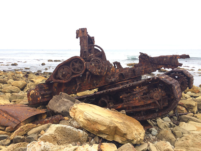 SS Dominator shipwreck remains, Palos Verdes Cove