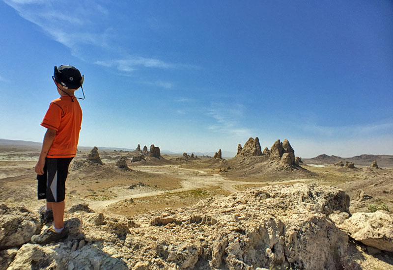 Exploring the Trona Pinnacles, Mojave Desert